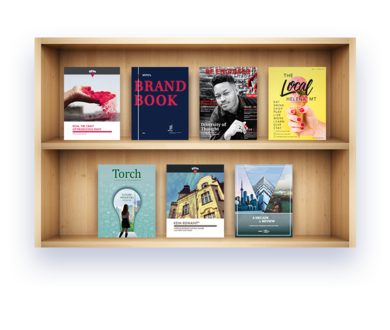 Wooden bookcase